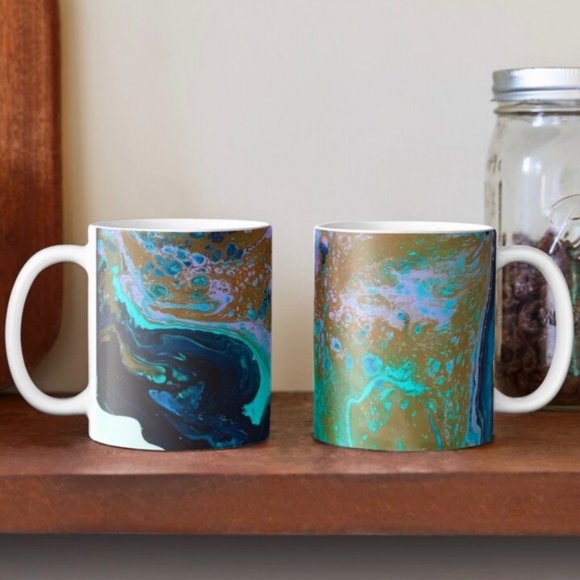 NWT Classic Ceramic Mug, 11 oz. featuring the artwork of Noora Elkoussy, HOME - Picture 2 of 2
